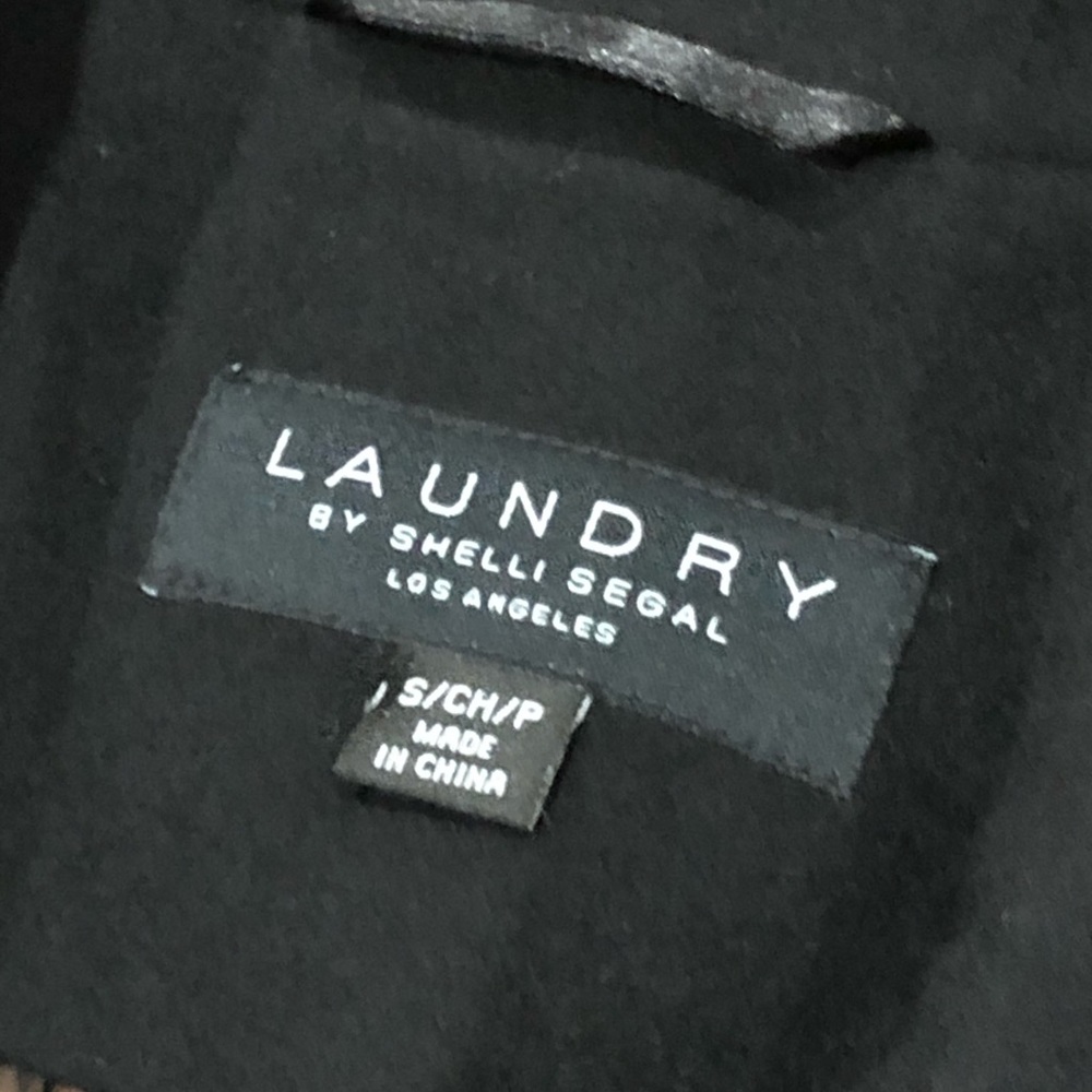Laundry Shelli Segal Fit & Flare Wool Blend Black - Picture 6 of 8